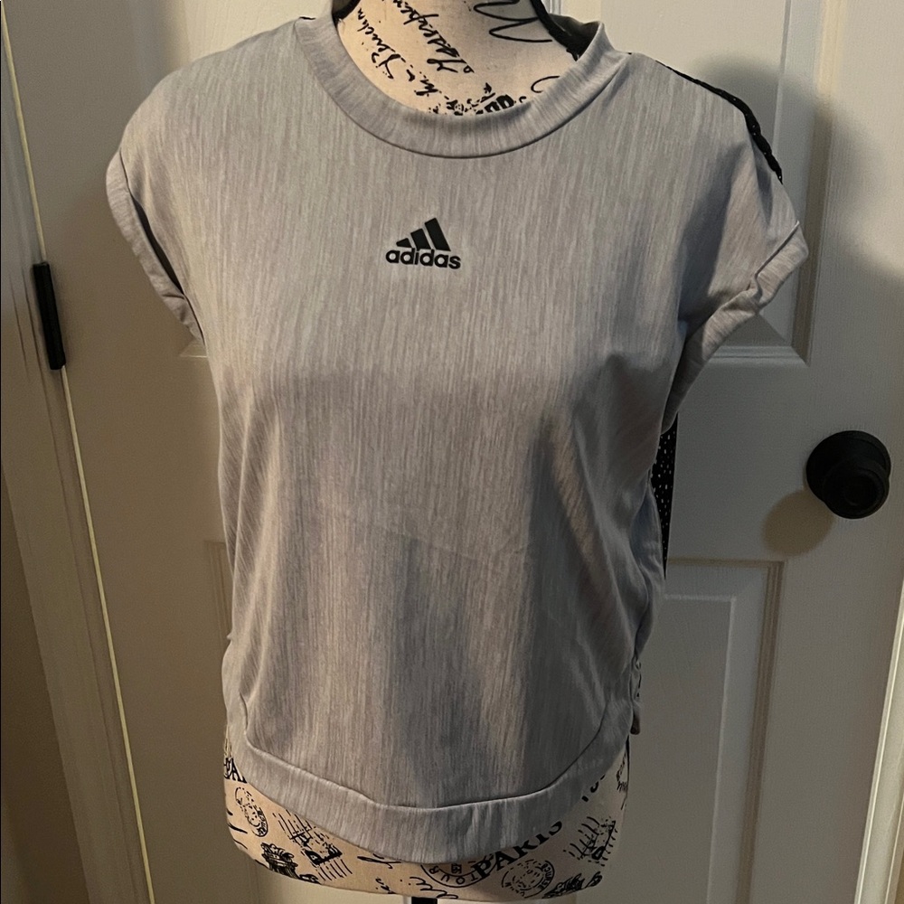 Adidas Women's Sports Tennis Pickleball  Gray Top